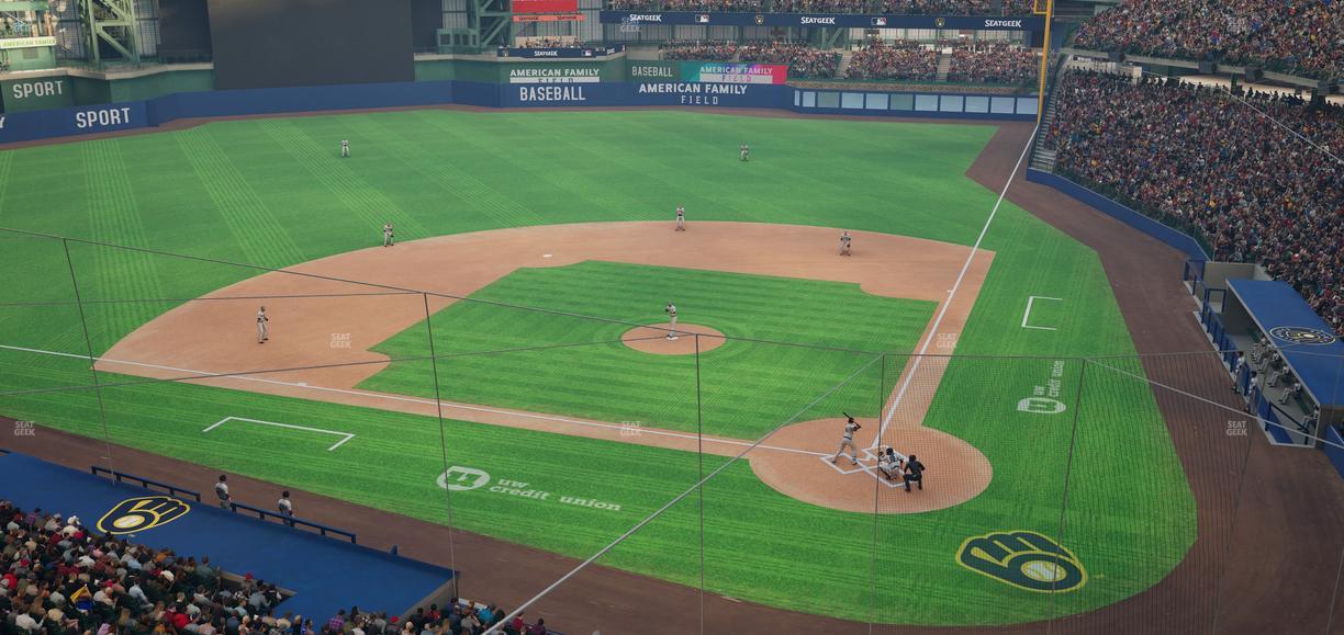 American Family Field - Section 334 Seat View