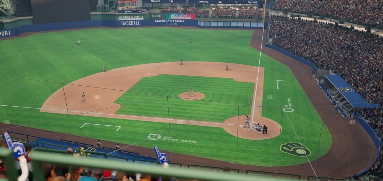 American Family Field - Section 335 Seat View