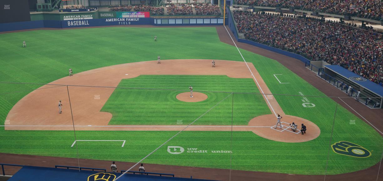 American Family Field - Section 337 Seat View