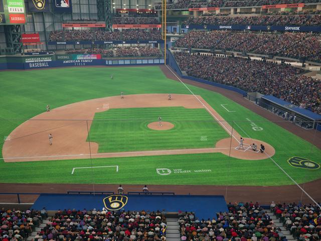 American Family Field - Section 338 Seat View