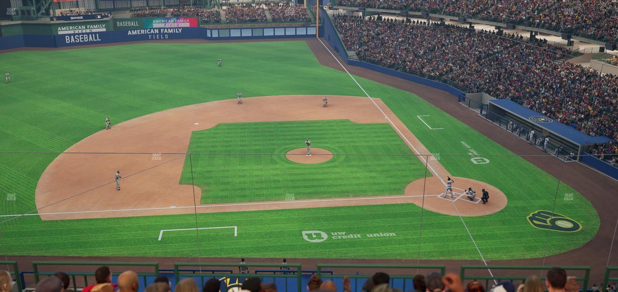 American Family Field - Section 338 Seat View