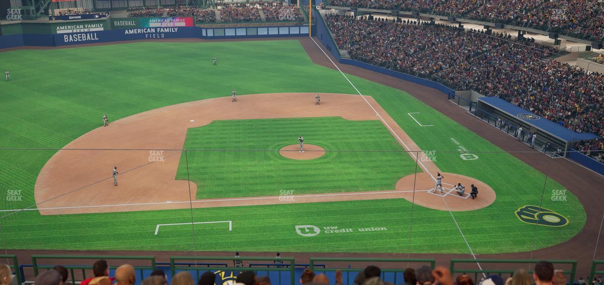 American Family Field - Section 338 Seat View