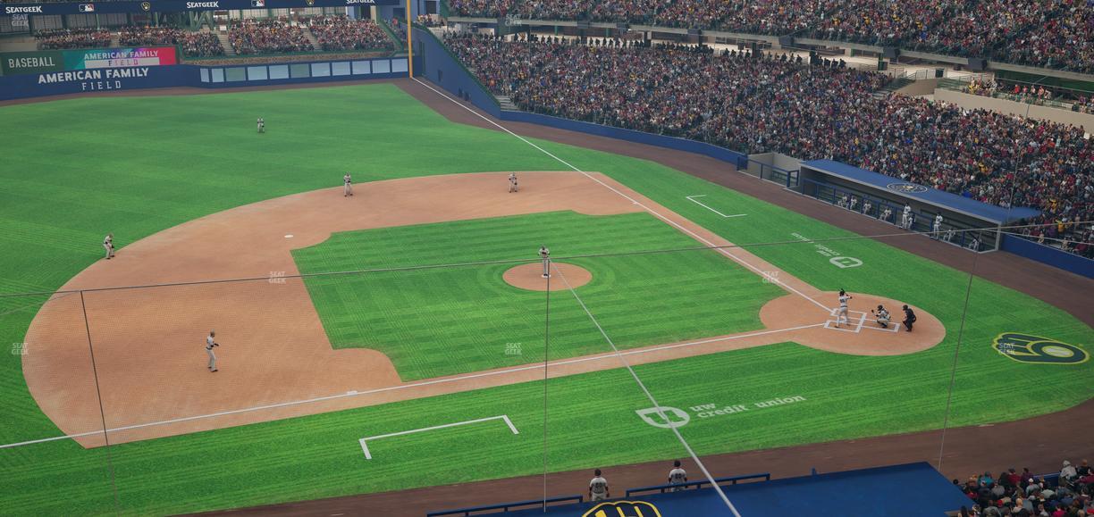 American Family Field - Section 340 Seat View