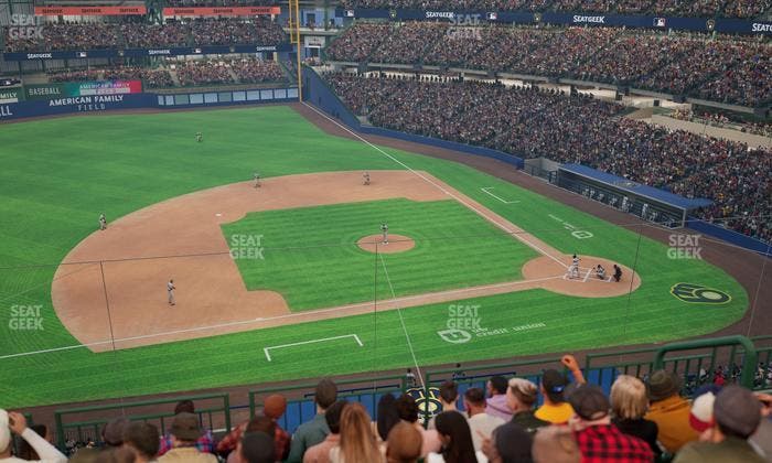 American Family Field - Section 340 Seat View