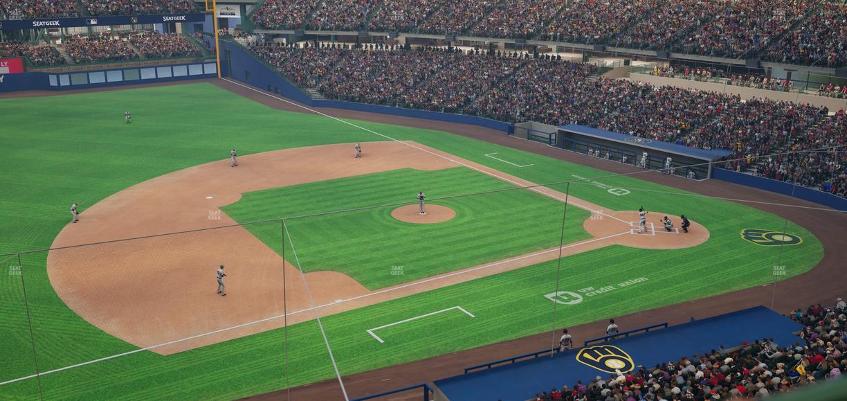 American Family Field - Section 342 Seat View