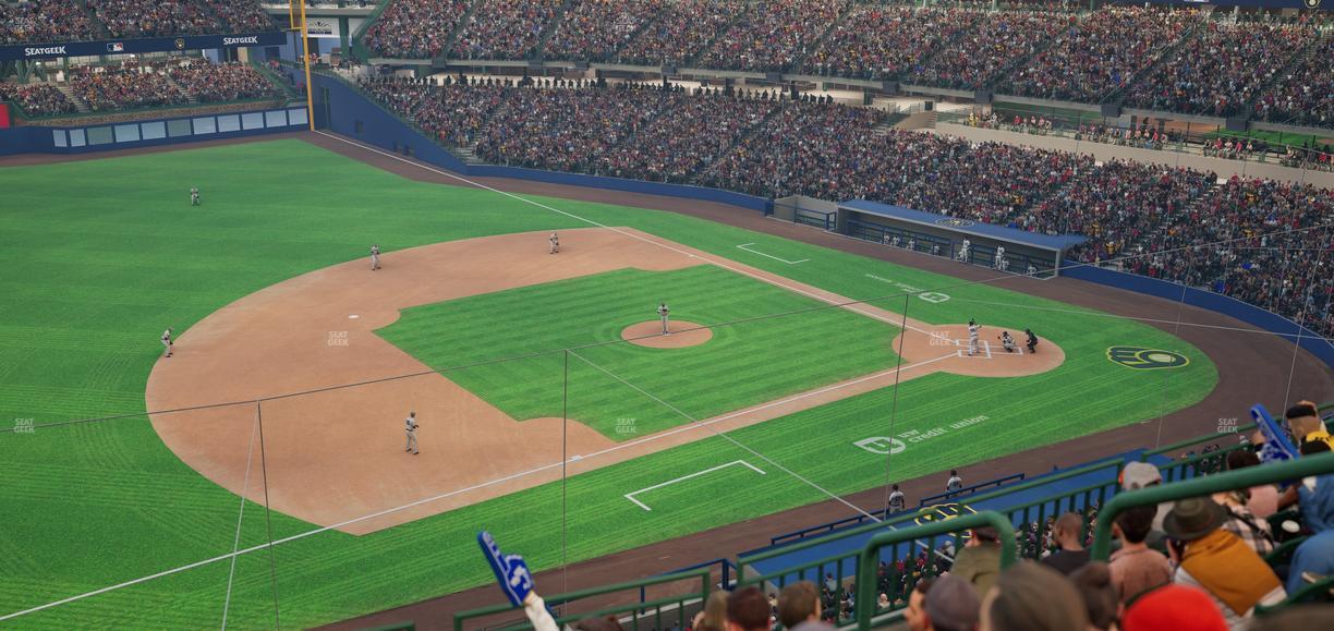 American Family Field - Section 343 Seat View