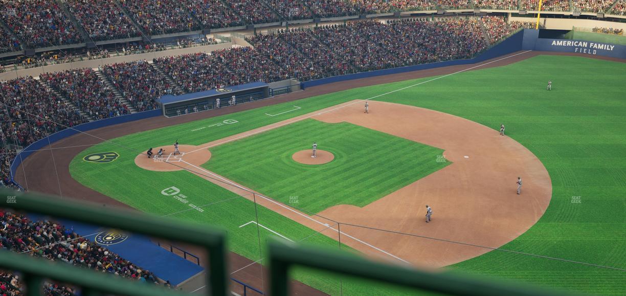 American Family Field - Section 411 Seat View