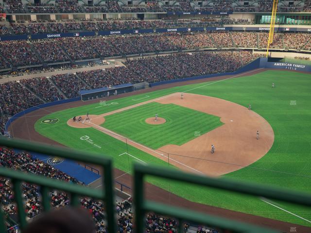 American Family Field - Section 411 Seat View