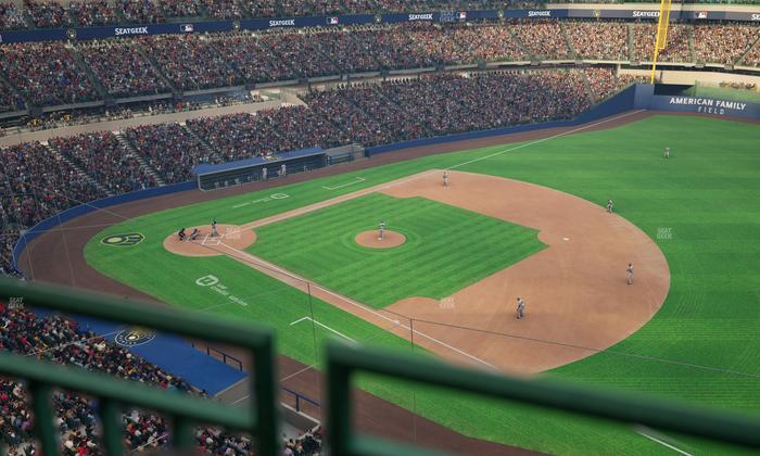 American Family Field - Section 411 Seat View