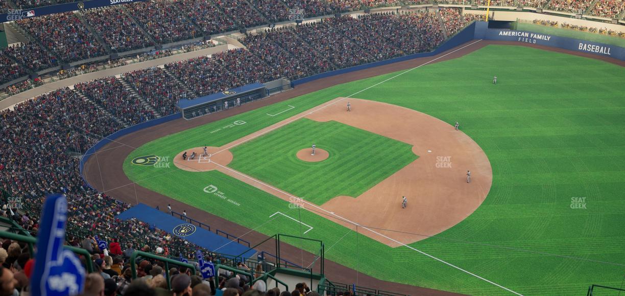 American Family Field - Section 411 Seat View