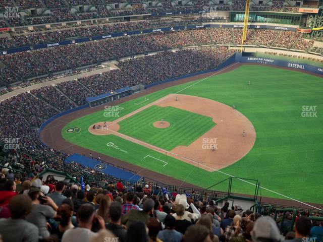 American Family Field - Section 412 Seat View American Family Field - Section 412 Seat View