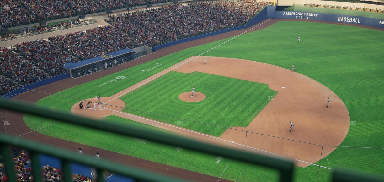 American Family Field - Section 413 Seat View