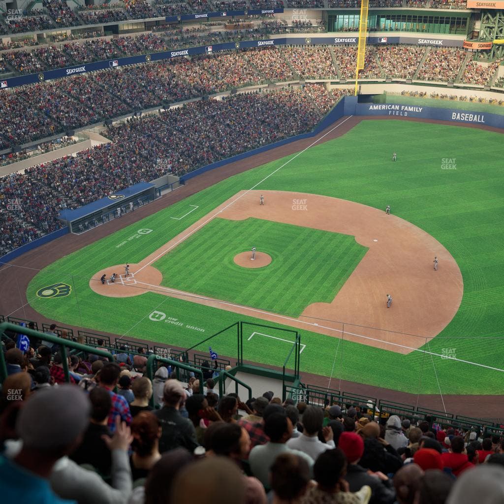 American Family Field - Section 413 Seat View
