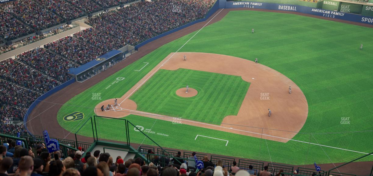 American Family Field - Section 414 Seat View