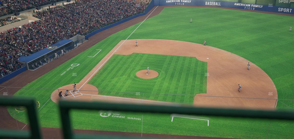 American Family Field - Section 415 Seat View