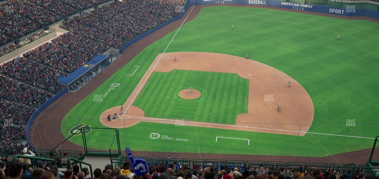 American Family Field - Section 415 Seat View