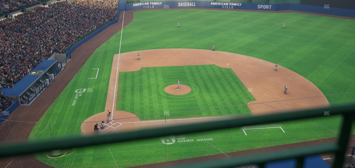 American Family Field - Section 417 Seat View