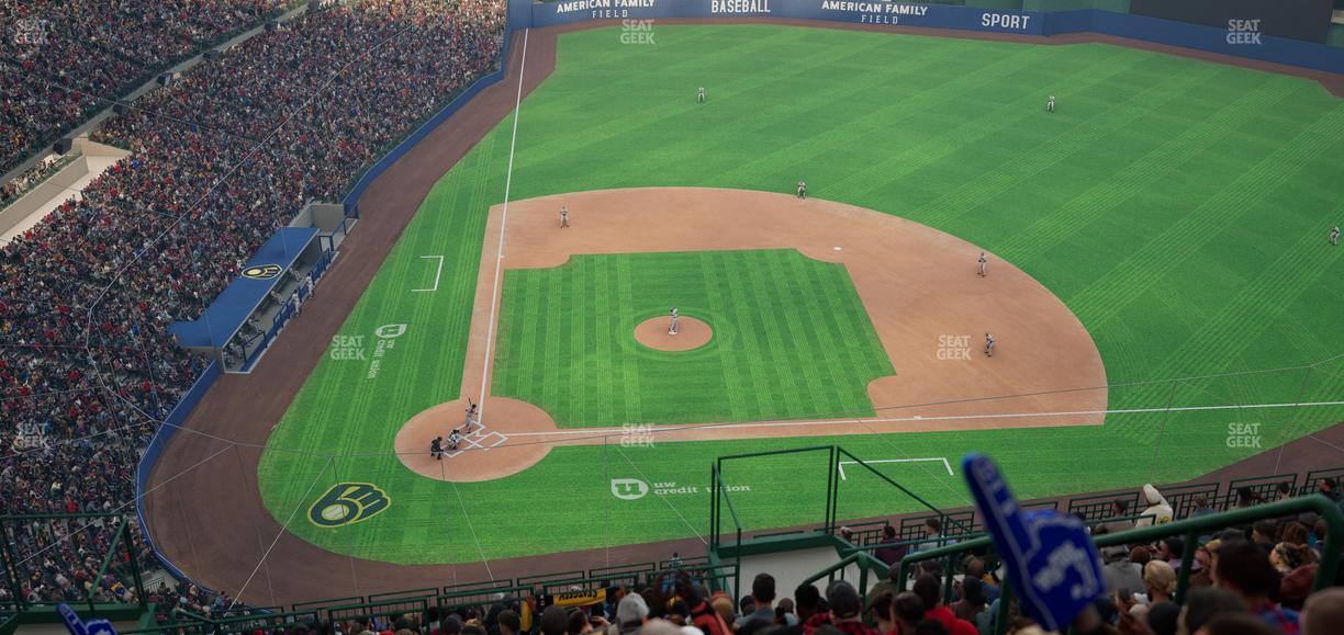 American Family Field - Section 417 Seat View