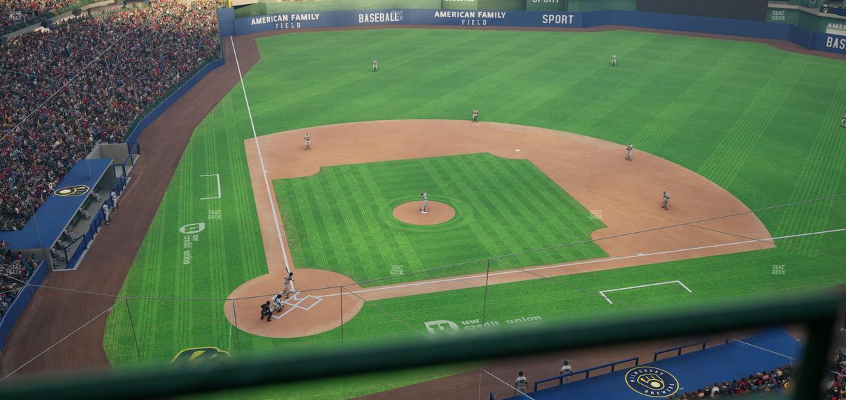 American Family Field - Section 418 Seat View