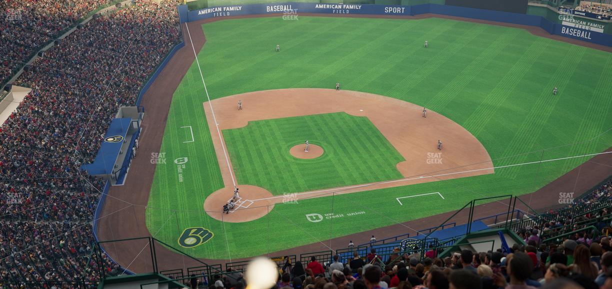 American Family Field - Section 418 Seat View