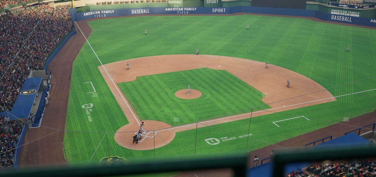 American Family Field - Section 419 Seat View