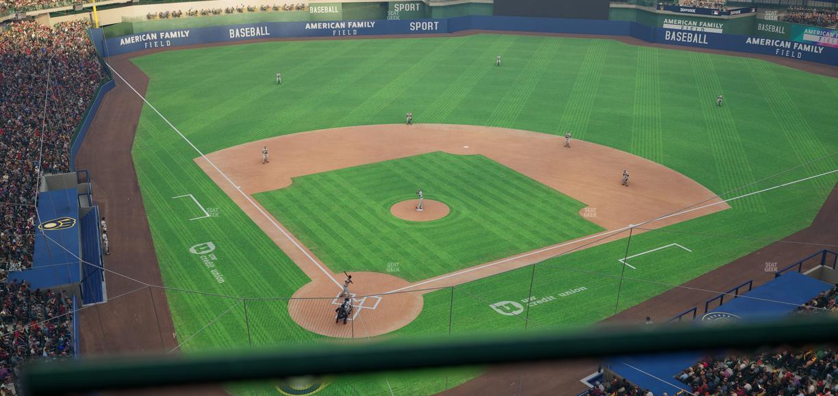 American Family Field - Section 420 Seat View