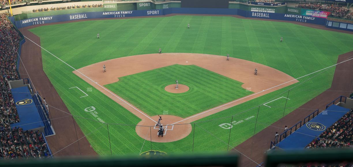 American Family Field - Section 421 Seat View