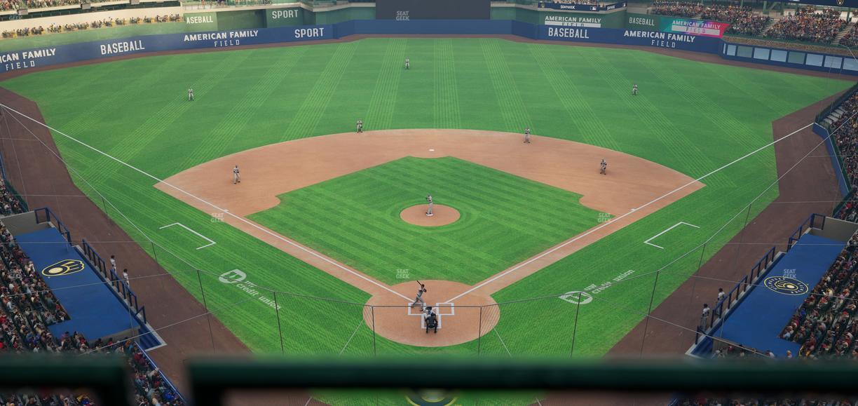 American Family Field - Section 422 Seat View