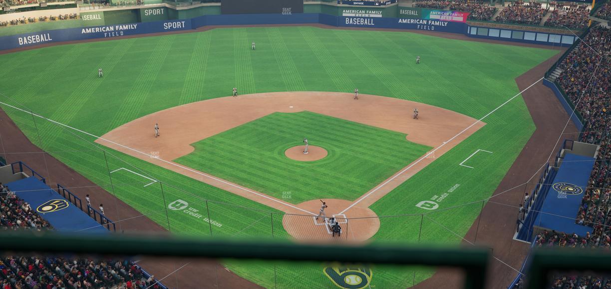 American Family Field - Section 423 Seat View