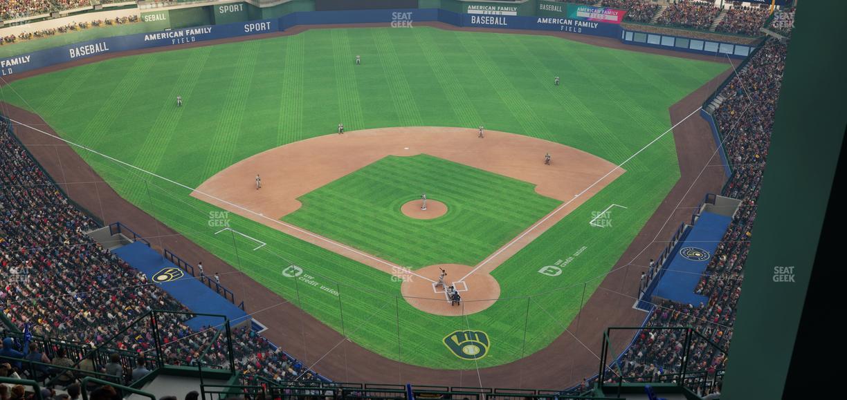 American Family Field - Section 423 Seat View