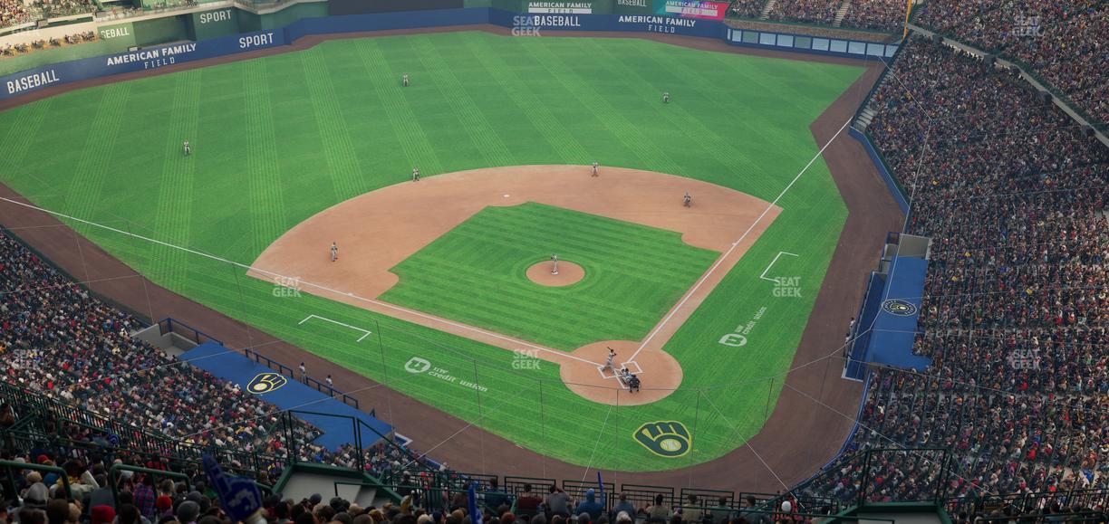 American Family Field - Section 424 Seat View