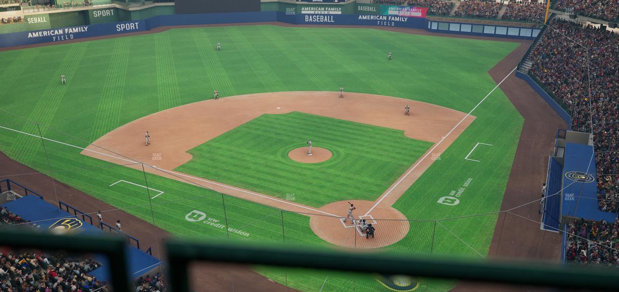 American Family Field - Section 424 Seat View