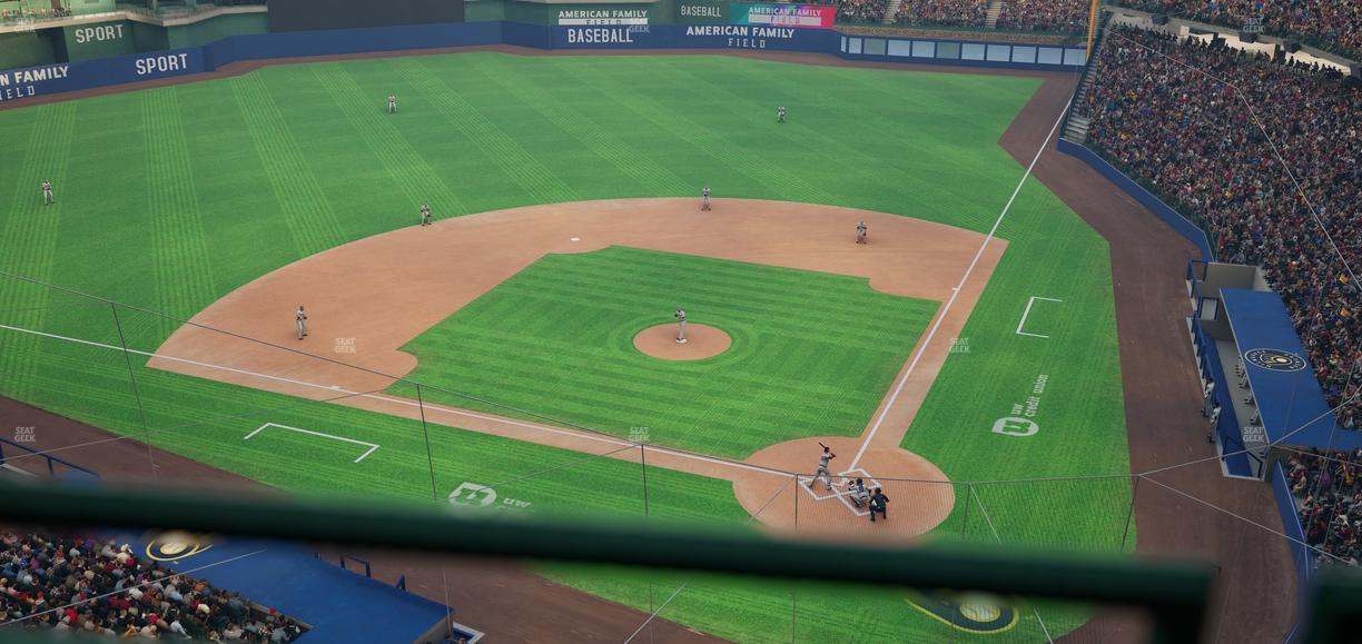 American Family Field - Section 425 Seat View