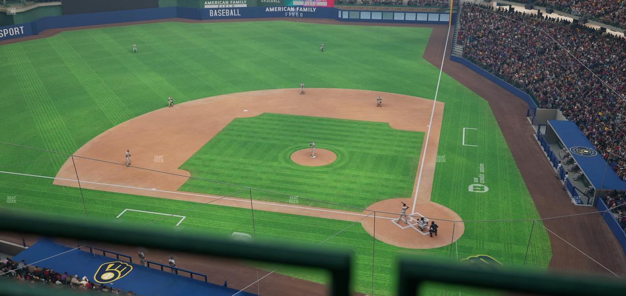 American Family Field - Section 426 Seat View