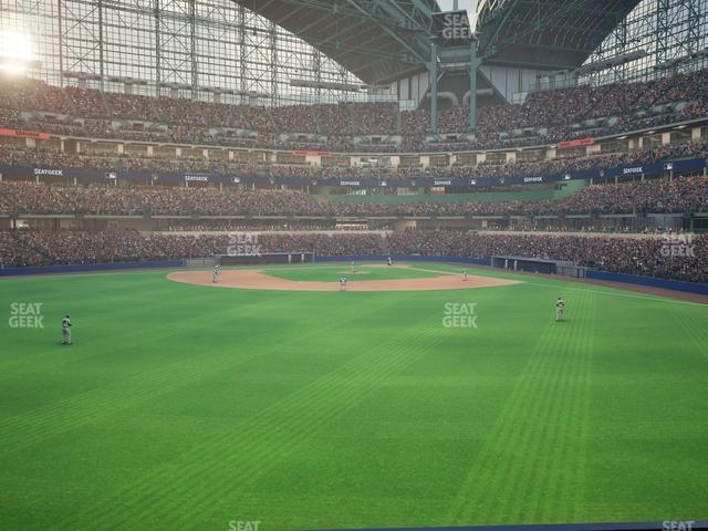 American Family Field - Section Associated Bank Power Alley Seat View American Family Field - Section Associated Bank Power Alley Seat View