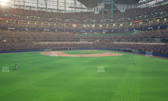 American Family Field - Section Associated Bank Power Alley Seat View