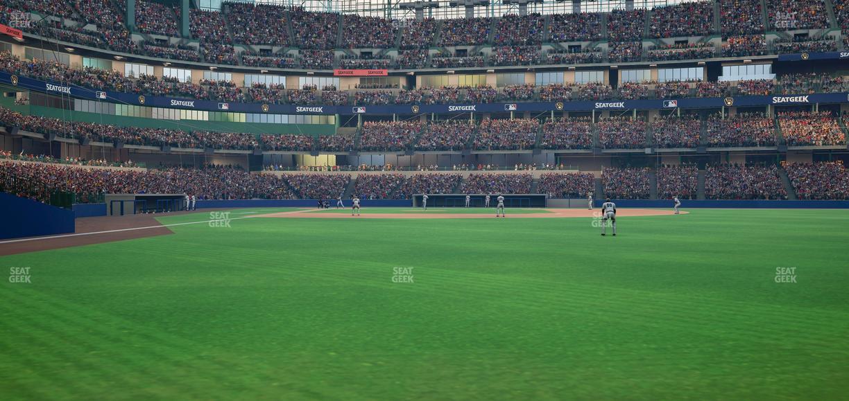 American Family Field - Section Aurora Health Care Seat View