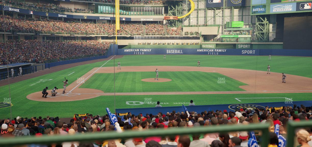 American Family Field - Section Founders Suites Seat View