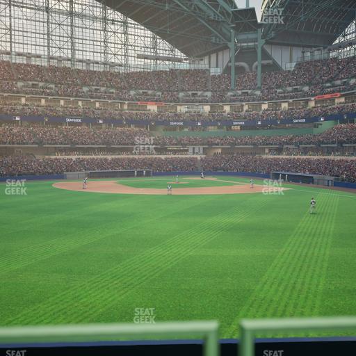 American Family Field - Section J Leinenkugles Barrel Yard Bullpen Tables Seat View