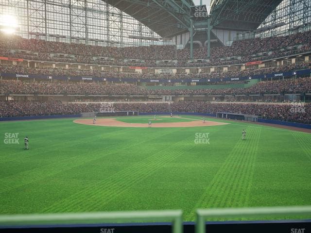 American Family Field - Section J Leinenkugles Barrel Yard Bullpen Tables Seat View