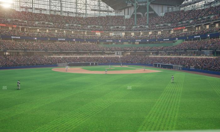 American Family Field - Section J Leinenkugles Barrel Yard Bullpen Tables Seat View