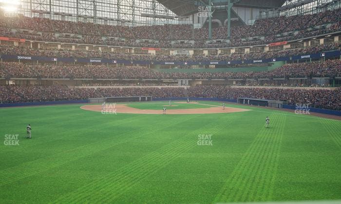 American Family Field - Section J Leinenkugles Barrel Yard Bullpen Tables Seat View