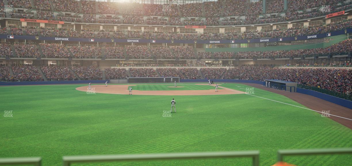 American Family Field - Section J Leinenkugles Barrel Yard Seat View