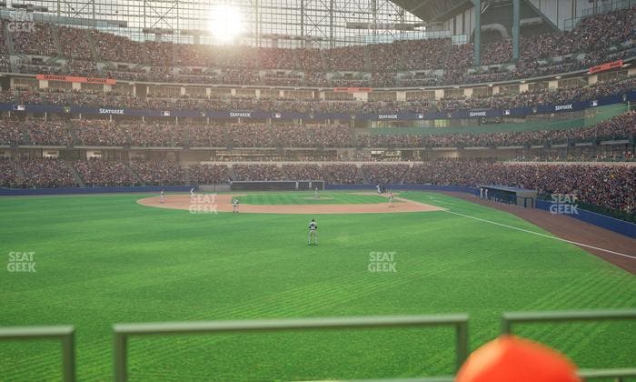 American Family Field - Section J Leinenkugles Barrel Yard Seat View