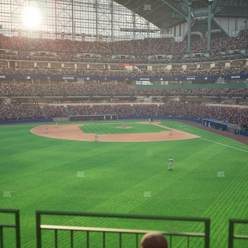 American Family Field - Section Miller Lite Landing Seat View