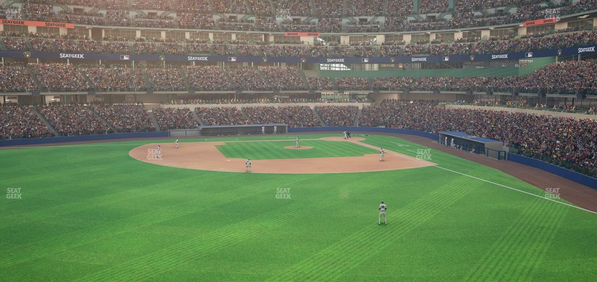 American Family Field - Section Miller Lite Landing Seat View