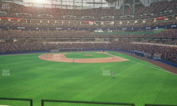 American Family Field - Section Miller Lite Landing Seat View