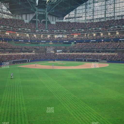 American Family Field - Section Toyota Territory Front Row Seat View