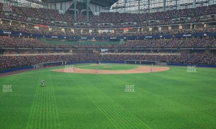 American Family Field - Section Toyota Territory Front Row Seat View