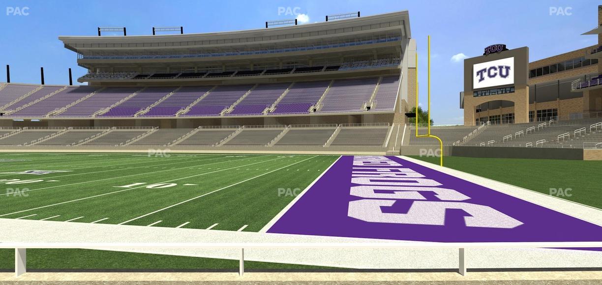 Amon G. Carter Stadium - Section 101 Seat View